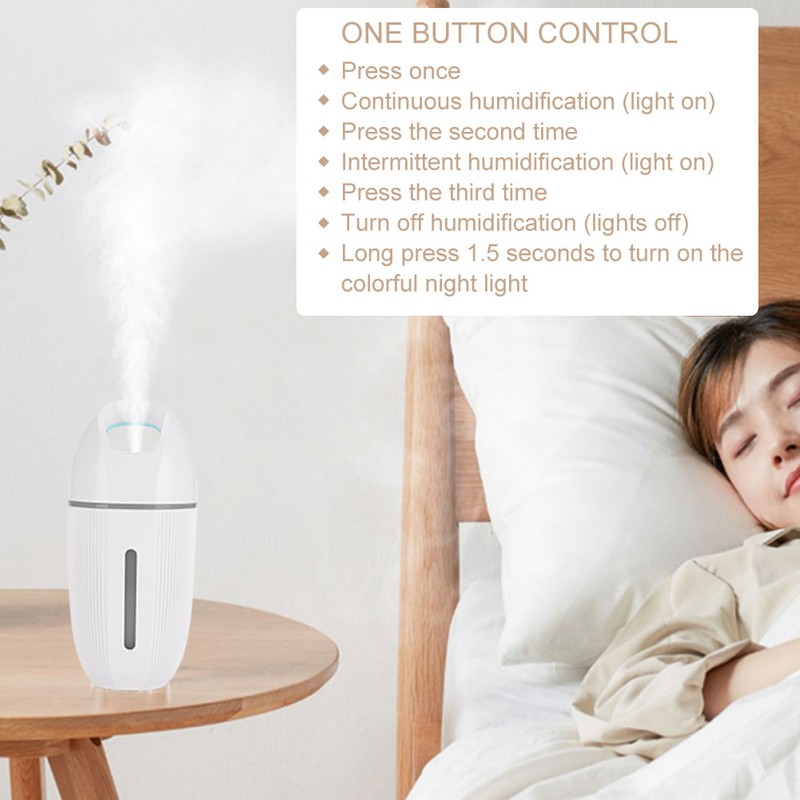 USB Air Humidifier 7 LED Color Mini Aroma Diffuser for