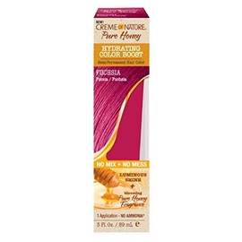 Creme of Nature Pure Honey Hydrating Color Boost, Fuchsia, 3 Fl Oz
