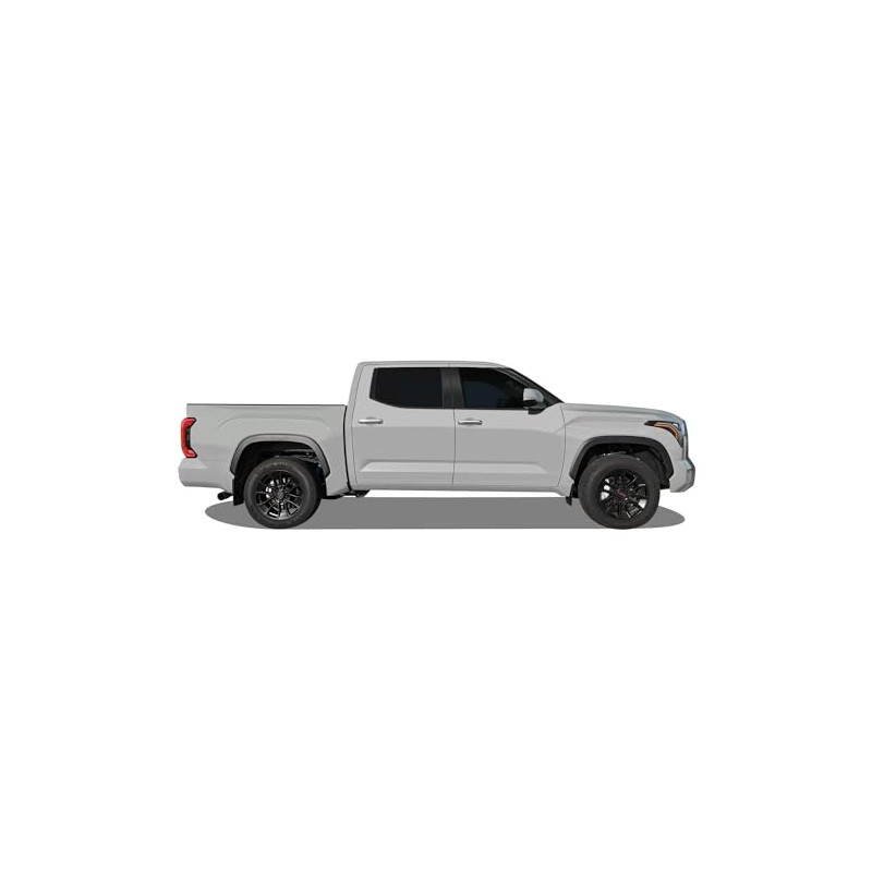 SlickMod Chrome Delete Blackout Vinyl Overlay for 2022-2024 Toyota Tundra