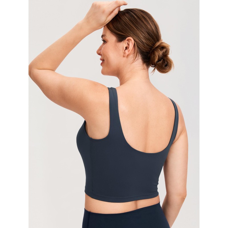 MOMANDA Women's Nursing Bras Longline Sports Breastfeeding Bra V Neck