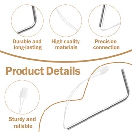 W10511923 Ice Maker Bin Temperature Sensor Thermistor WPW10511923 Compatible for Whirlpool Kenmore Maytag KitchenAid Ice Machine Refrigerator Thermistor Part