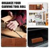 Chisel Roll,Tool roll up bag,Waxed Canvas Roll Up Tool Bag,Heavt