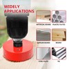 4-1/4"丨108mm Hole Saws with Heavy Duty Arbor HSS Bi-Metal Hole