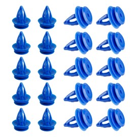 Rumyve 20pcs Wheel Arch Trim Clip,Car Door Trim Panel Clip Riveted Fasteners,Plastic Front and Rear Wheel Arch Molding Fasteners