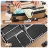 LANSKLBD 4 Set Compression Packing Cubes for Suitcases, Luggage Packing