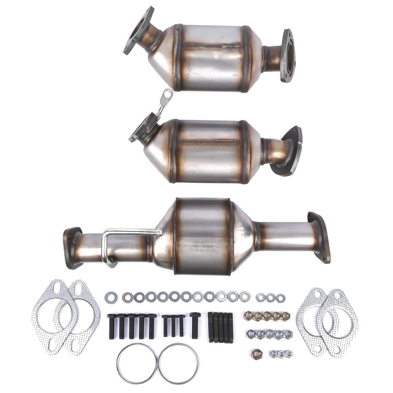 NEWZQ 3Pcs Set Catalytic Converters Replacement for Bulck Enclave Traverse