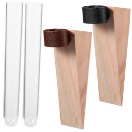 Ciieeo 2Sets Hanging Plant Propagation Containers Hydroponics Test Tubes for Air Plants Stylish Wall Holders for Home Office Decor Creative Idea