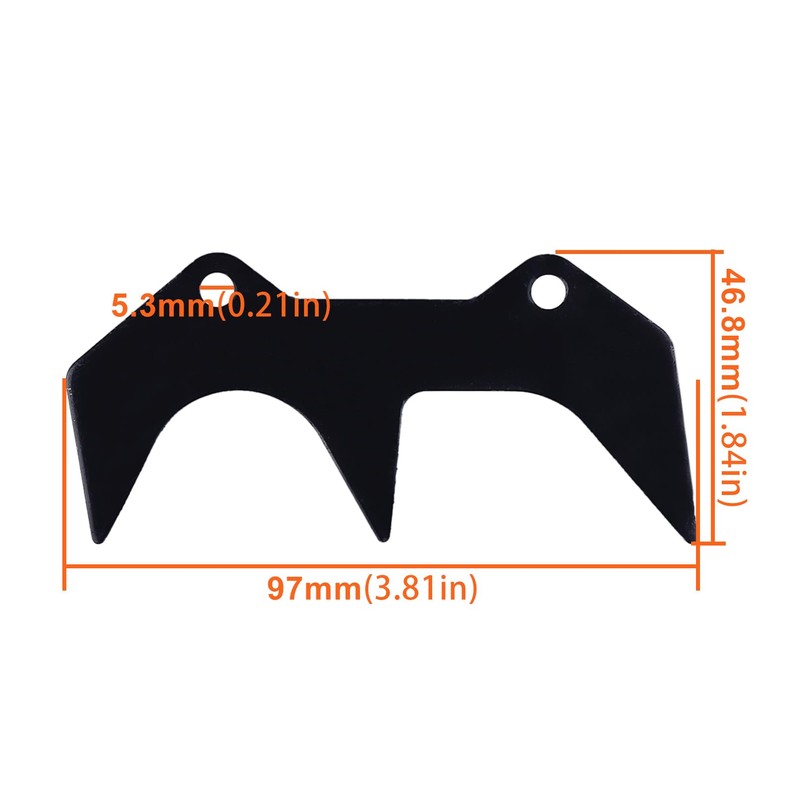 Mtanlo Felling Dog Bumper Spike Kit for Husqvarna 266 266SE