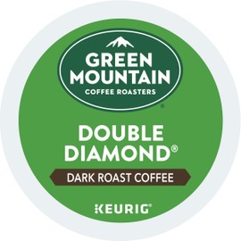 Green Mountain Coffee Roasters Double Diamond Keurig Single-Serve K-Cup pods, Dark Roast Coffee, 72 Count