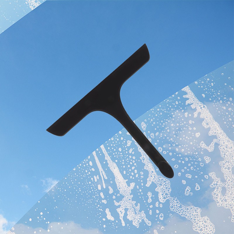 Glass Wiper with Non Slip Handle Silicone Window Cleaner Squeegee