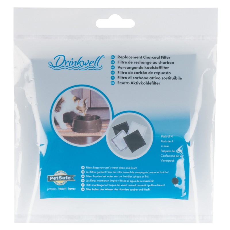PetSafe Drinkwell Replacement Filter for Current Pet Fountains, Pack of