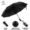 YumSur Compact Travel Umbrella, Folding Umbrellas Windproof Automatic with Auto