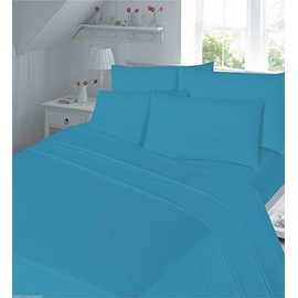 Ethel May Extra Large Luxury Pillowcase Pair, Polycotton 180 Thread Count, 21 X 31 To Fit Large Pillow, Box Pillow, Pillow Cover Elegant Comfort, By Papa Jones Ltd, Teal