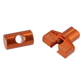 Brake Rod Nut Aluminium Anodized Orange for Simson S50, S51, S70, S53, S83, KR51/2, SR50, SR80