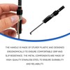 JYIS Brake Pad Thickness Gauge 1.5mm-11mm, Brake Pad Measuring Tool