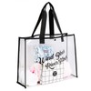 [YFFSFDC] Pool Bag Vinyl Bag Tote Bag Transparent Large Capacity