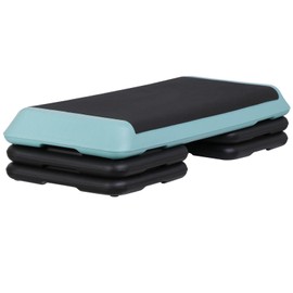 Venbytech for Fitness Aerobic Step 43''Cardio Exercise Stepper Adjust 4" - 8" Home Gym Green