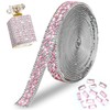 ROYTOER Shiny Crystal Rhinestone Ribbon,1.5 CM Width Crystal Trim Sticker