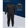 Seaskin Plus Size Full Wetsuit for Mens 3mm