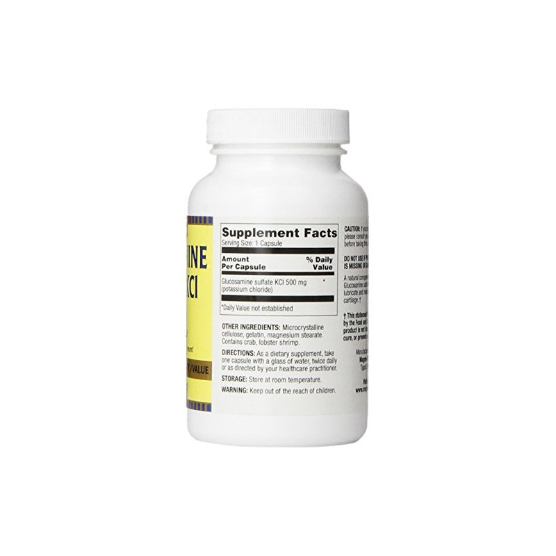 Optimum Glucosamine Sulfate KCI 500mg, 60 Capsules Each (Pack of