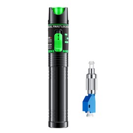 15mW Green Light Fiber Tester | 510nm 3X Brighter Fault Locator for SC/FC/ST/LC Networks | Telecom & Data Center Pro Tool