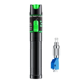 Green Light Visual Fault Locator | 510nm 15-20KM VFL for SC/FC/ST/LC Networks | Telecom & Data Center Pro Tool