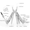 profiwoab Multifunctional Pliers, 16 in 1 Foldable Multi-Tool Tool, Stainless
