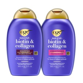 OGX Biotin  Collagen Set, Shampoo  Conditioner, 13 Ounces