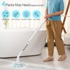 Sprifityy Set of 4 Replacement Heads, Floor Mop Replacement Cover,