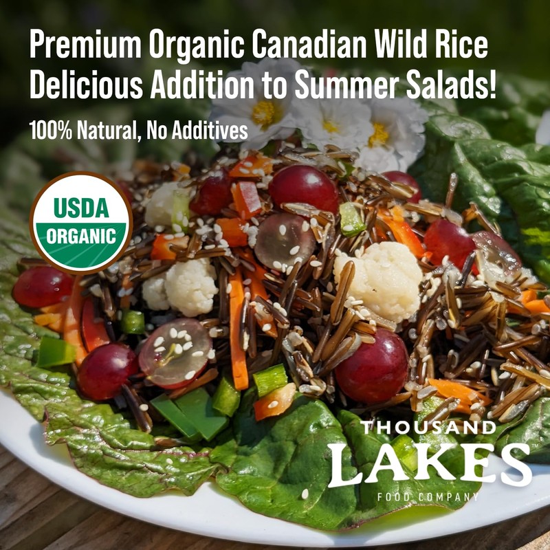 Thousand Lakes Organic Canadian Wild Rice - Premium - Bulk