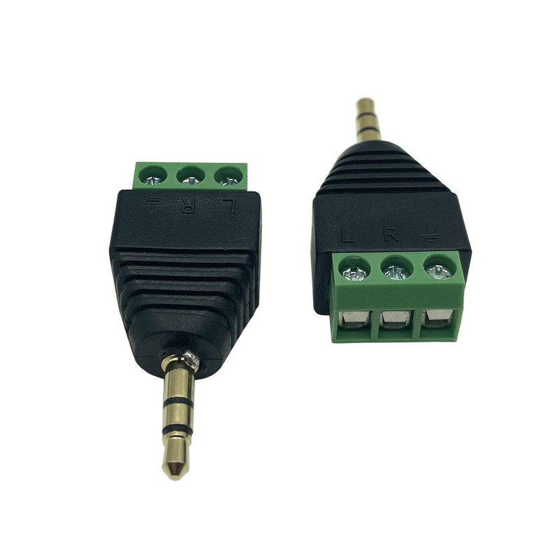 Dafensoy 3.5mm Screw Terminals are Free of Soldering 3.5mm (1/8)