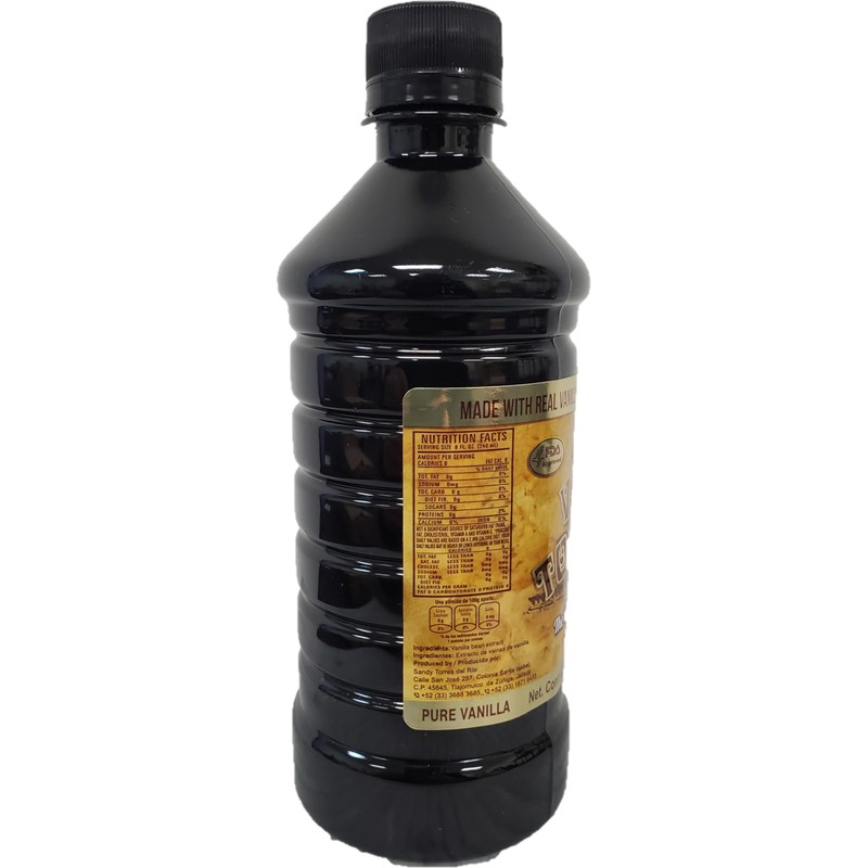 Mexican Vanilla Totonac’s Bottle - Pure Imported Vanilla Extract (Dark: