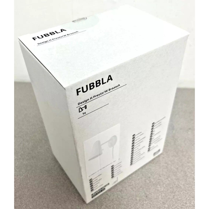 IKEA Wall Mount Lamp White LED Fubbla 303.816.06