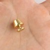 E-outstanding 4Sets Gold Color 1/2" Purse Handbag Feet Nailhead Flat
