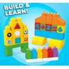 MEGA BLOKS 150 Toddlers Blocks Learning Toy Building Set, Let's