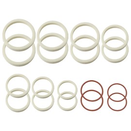 Yuauy Cycling Suspension Sponge Ring Oil 2 pcs of Each 30/32/34/35/36/38/40 mm Sealed Foam Shock Absorbing+ 2 pcs of Each 30/32 mm Travel O-Rings Stroke Circle for Bike Bicycle Front Fork