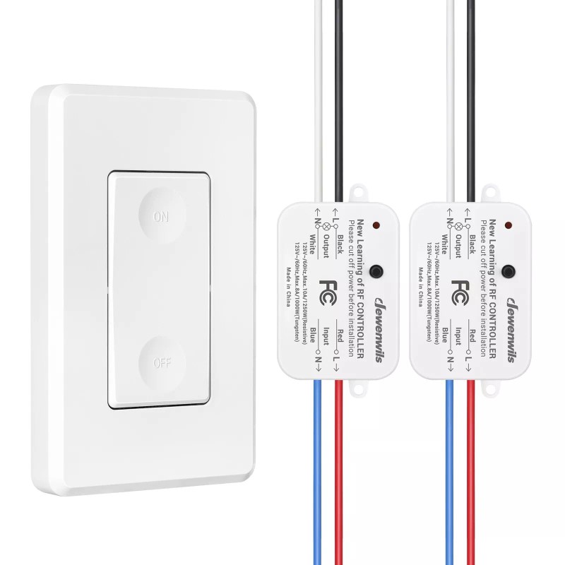 DEWENWILS Wireless Remote Control Wall Light Switch for Ceiling Lights