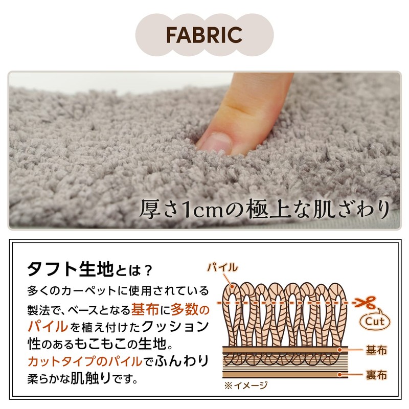 Lec Pita Q Adsorption Spread Sheet, Premium Fluffy Tuft Fabric