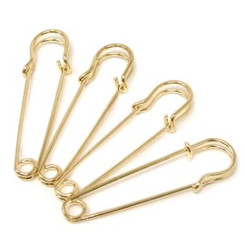 Honbay 30 broches de seguridad resistentes de 5 cm (2 pulgadas) para mantas, suéteres, chales, kilts, manualidades (dorado)
