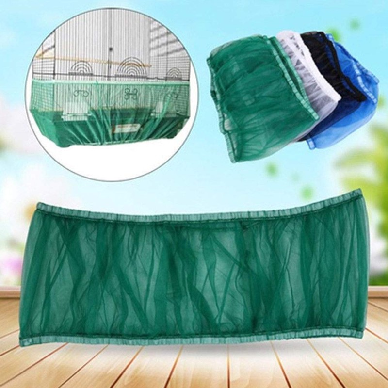 POPETPOP Bird Cage Accessories - Pet Bird Net Cover, Bird