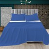 R&Z Plain Luxuary Polycotton Flat Sheets Single, Double, King, S