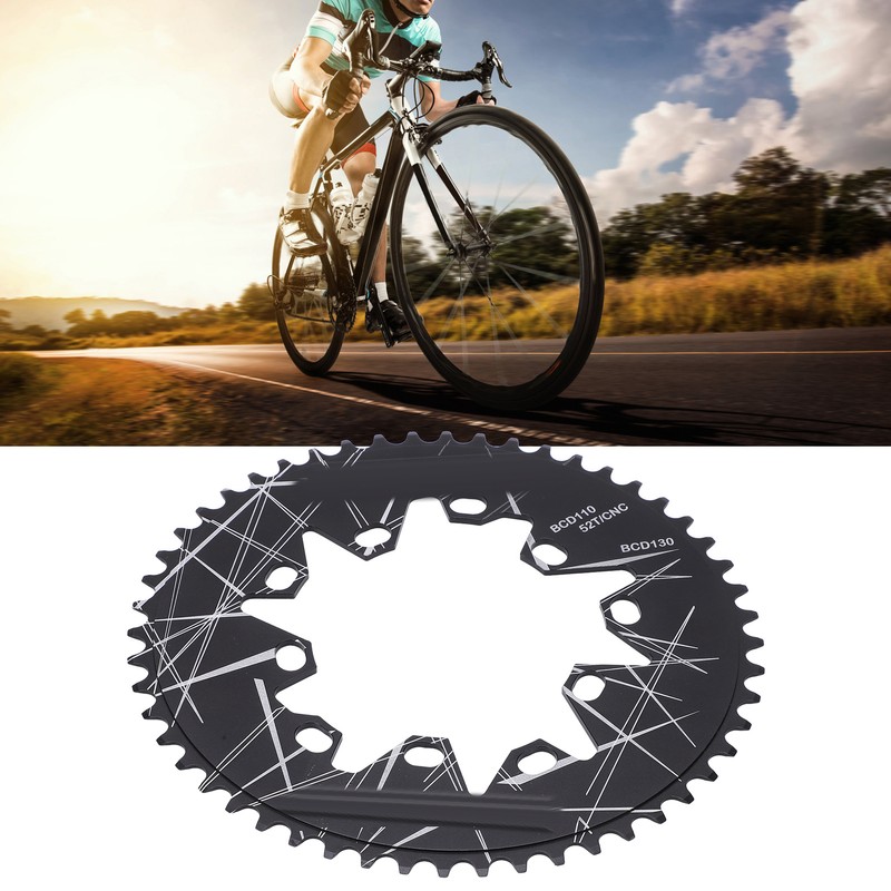 Lp Litepro 52T Oval Disc Chainring 110 130 BCD Road
