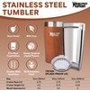 Healthy Human Stainless Steel Tumbler with Straw & Lid |