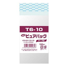 OPP Bag Pure Pack T6-10 (A8) with Tape, 100 Sheets/62-0995-27