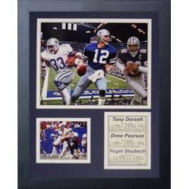 Legends Never Die Dallas Cowboys 70's Big 3 Framed Photo Collage, 11x14-Inch