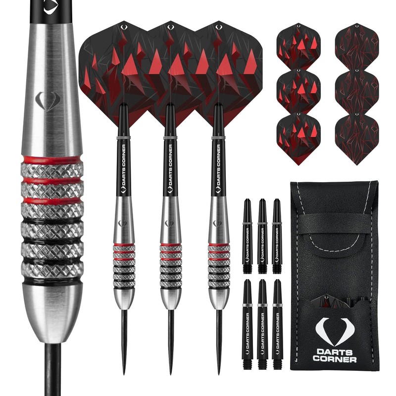 Darts Corner Astrofire Darts | Knurled Steel Tip Dart Set
