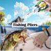 Fishing Pliers, 4-Piece Fishing Multi Tool Set with Fishing Scissors,