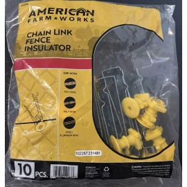 American Farm Works Chain Link Fence Insulator (10 Per Bag) New