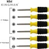 Kingman 6-In-1 Screwdriver Set (1 Pack)