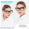 OCCI CHIARI Bifocal Blue Light Reading Glasses for Women 3.5